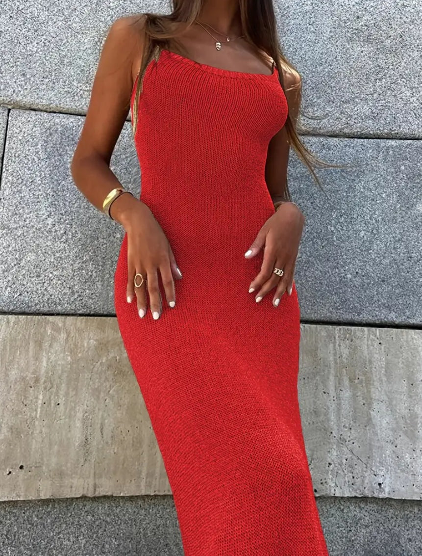 Knitted Long Dress for Women