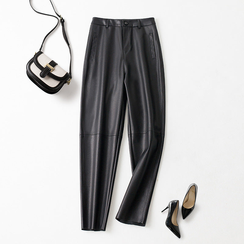 Multiple Color Leather Pants for Women