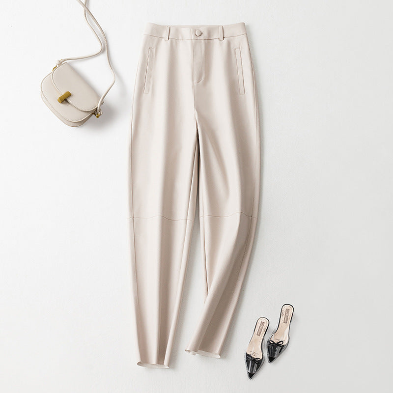 Multiple Color Leather Pants for Women