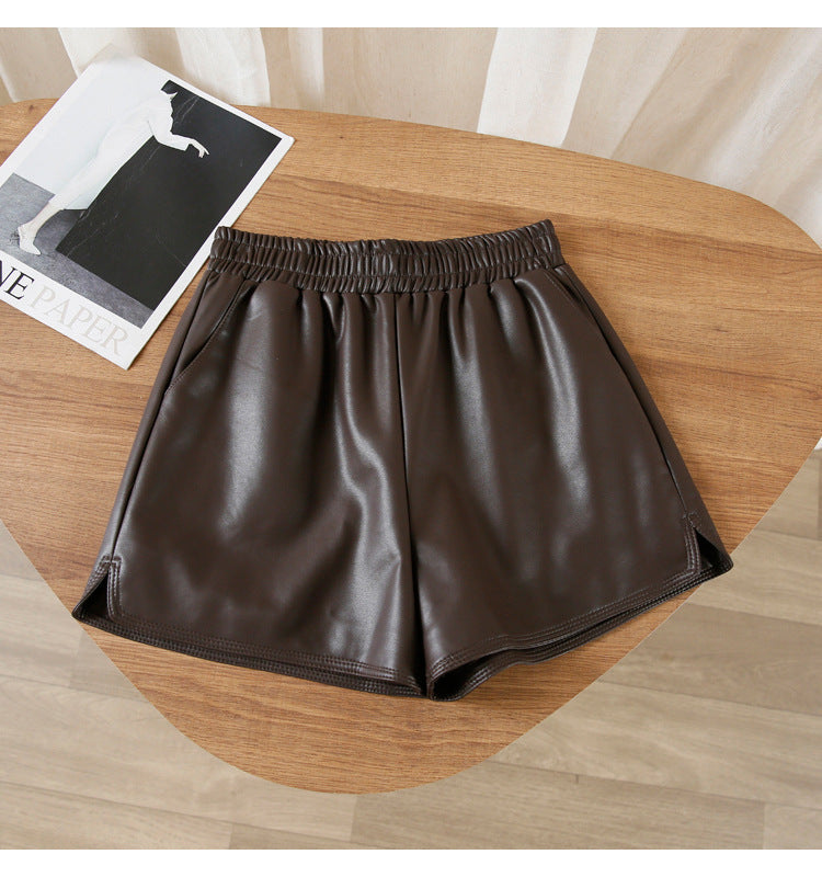 Leather Short Pants for Women