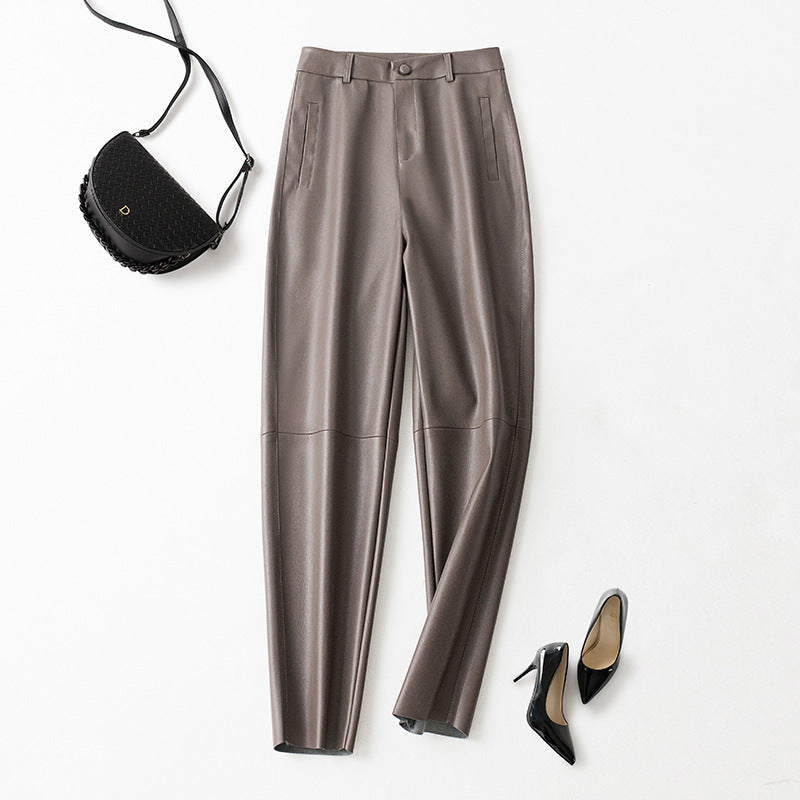 Multiple Color Leather Pants for Women