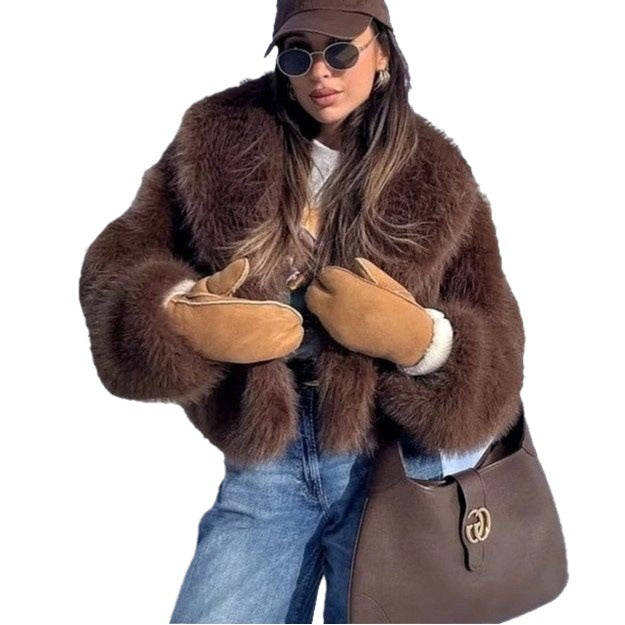 Faux Fur Coat for Women