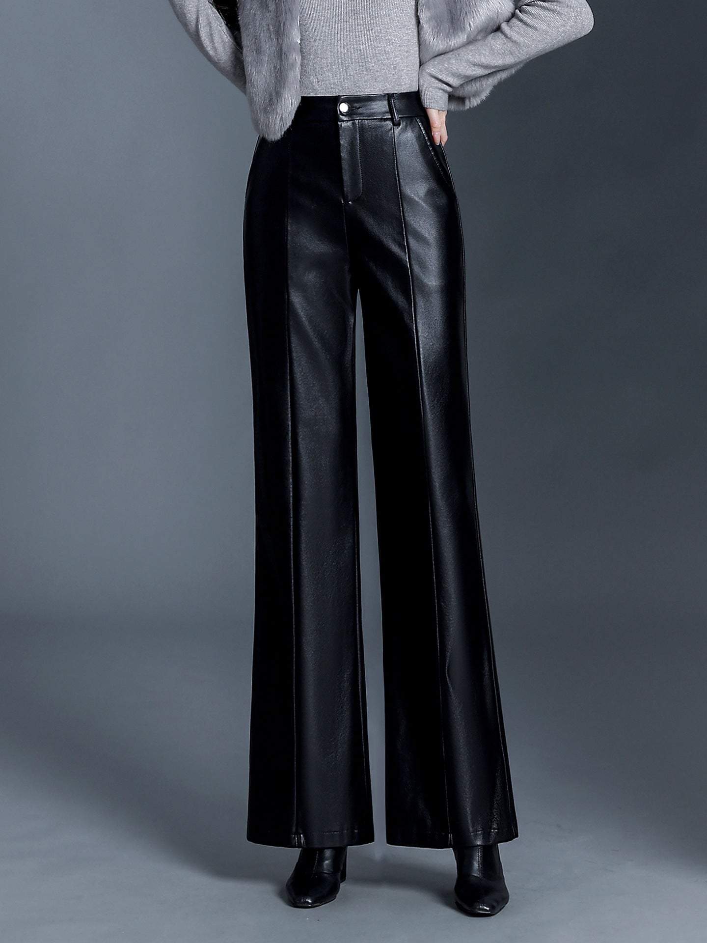 Long Leather Pants for Women