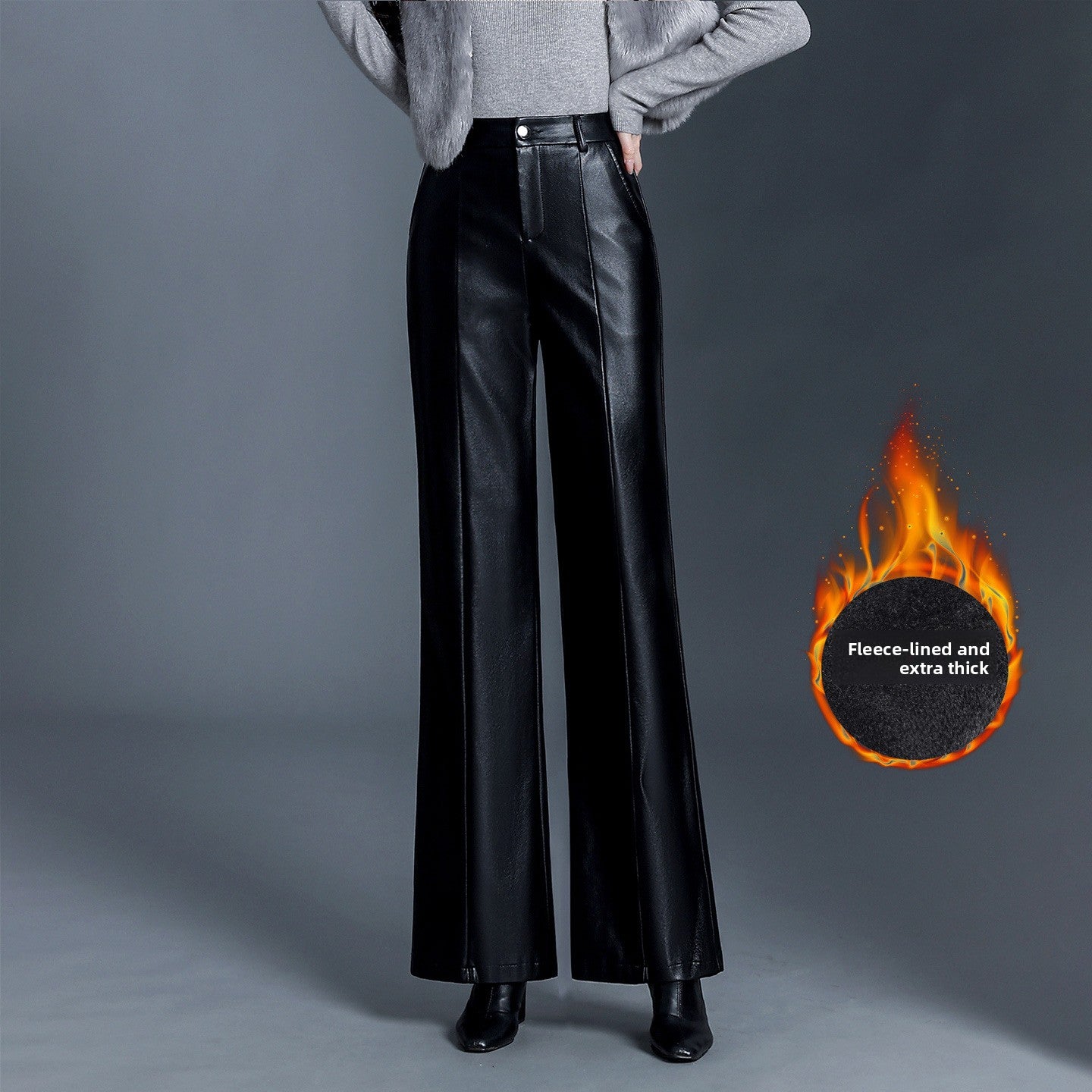 Long Leather Pants for Women