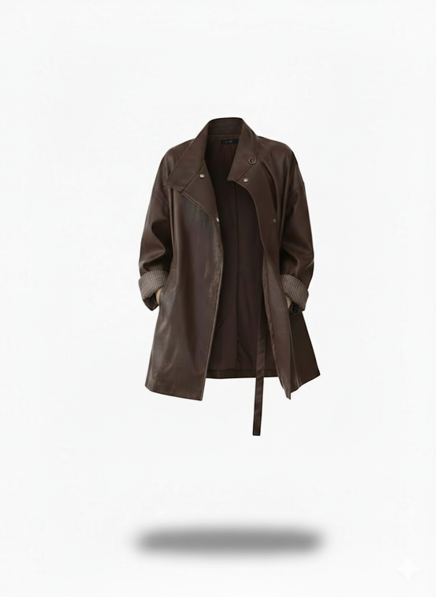 Leather Jacket for Women ( Brown )