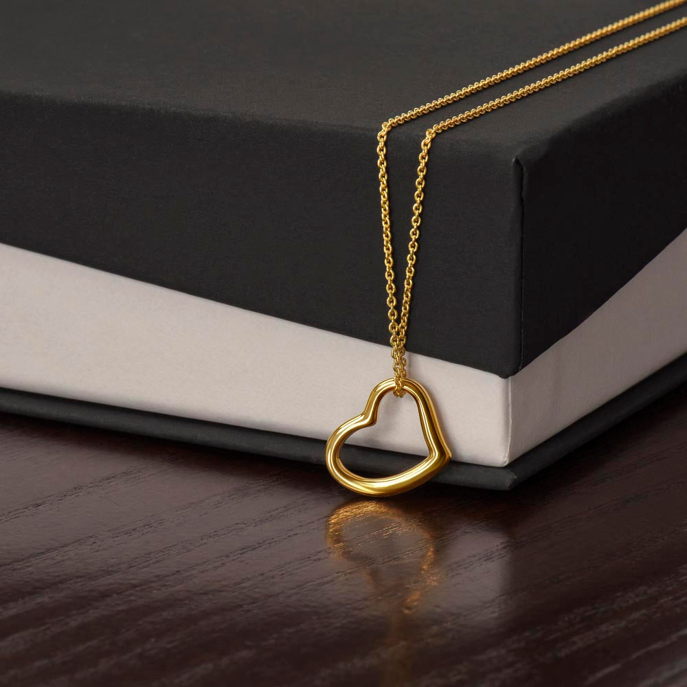 True Affection Heart Necklace ( Gold )
