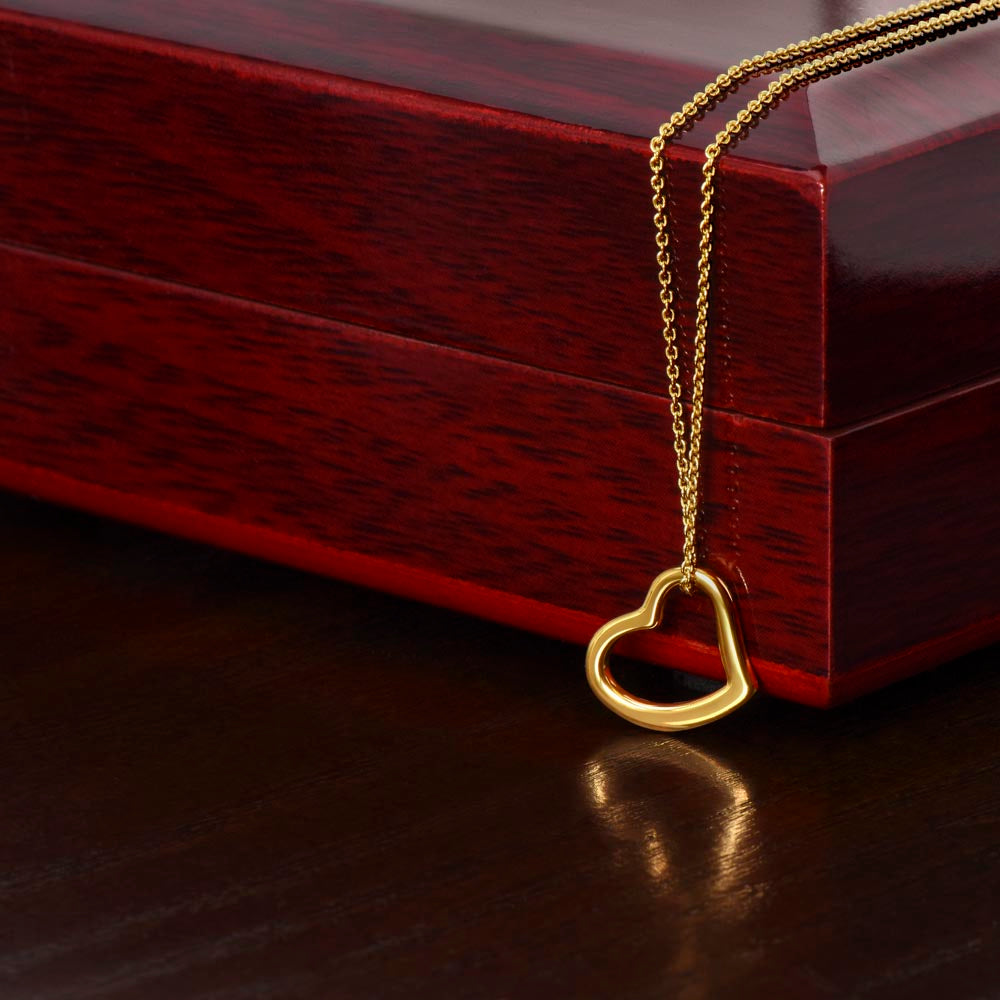 True Affection Heart Necklace ( Gold )
