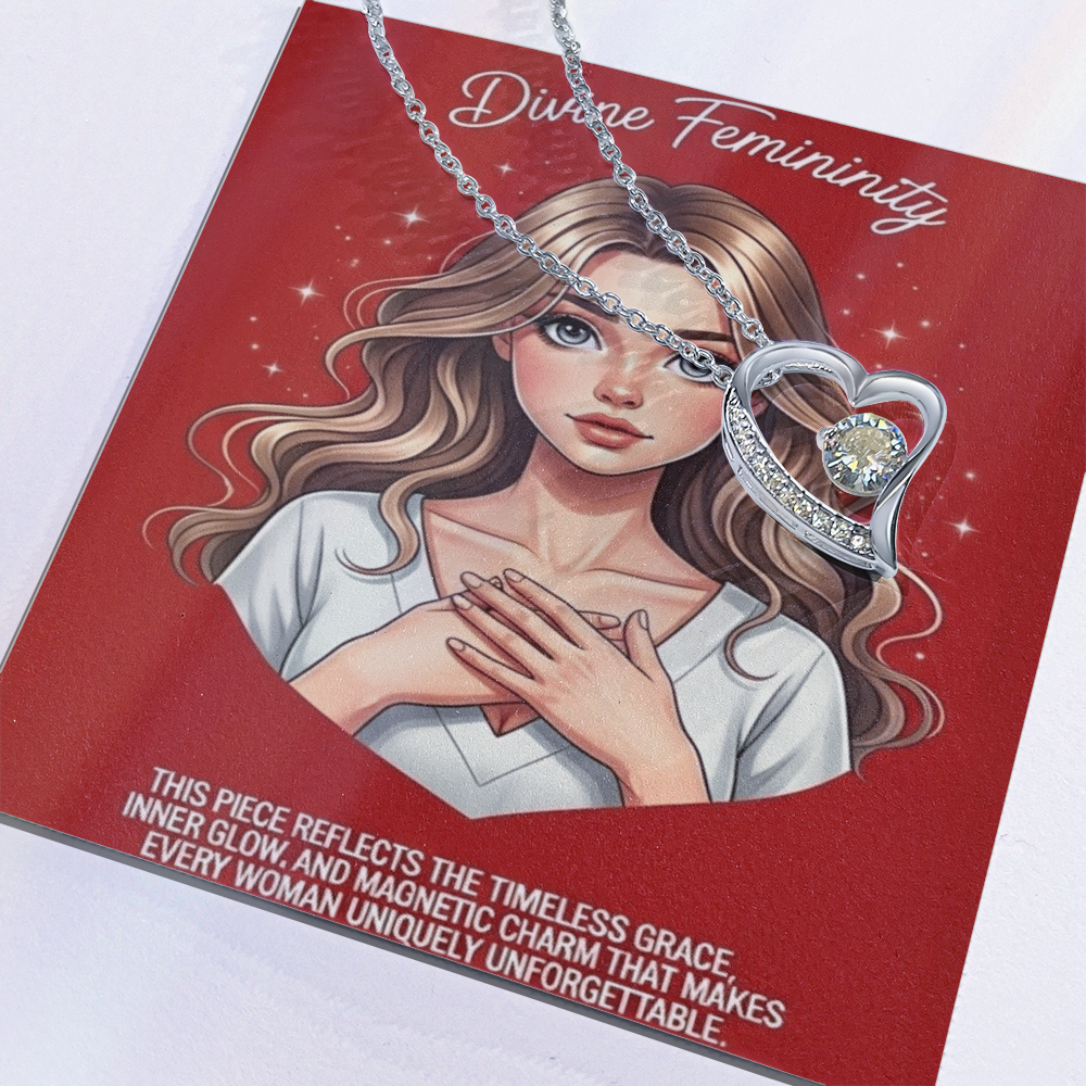 Necklace " Divine Femininity "  ( Gold & Silver )