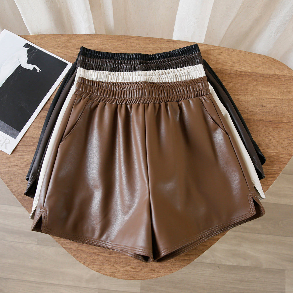 Leather Short Pants for Women