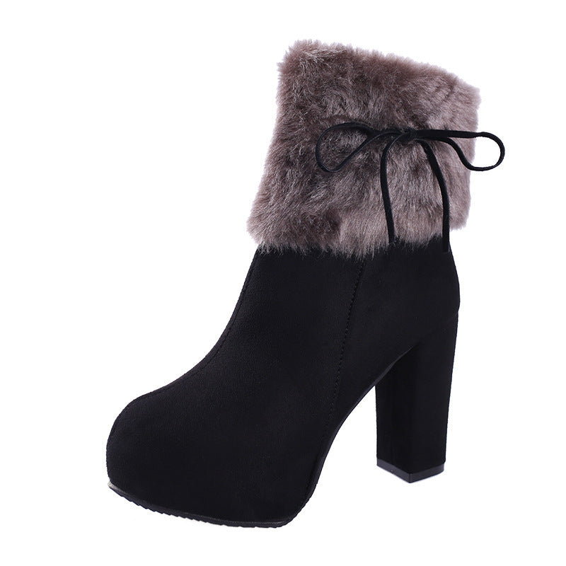 High Platform Heel Boots for Women
