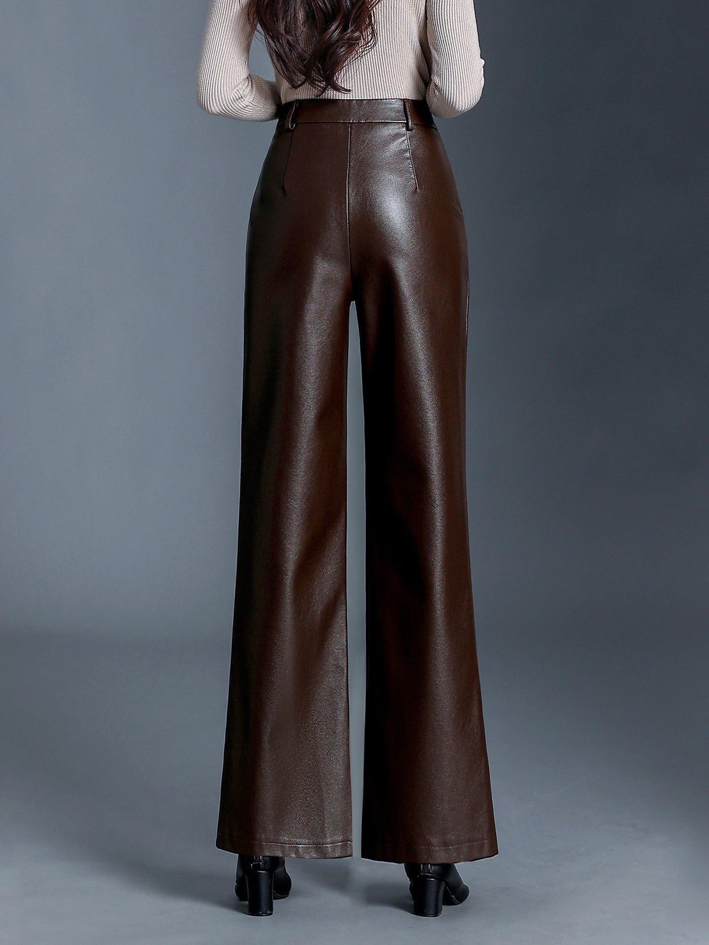 Long Leather Pants for Women