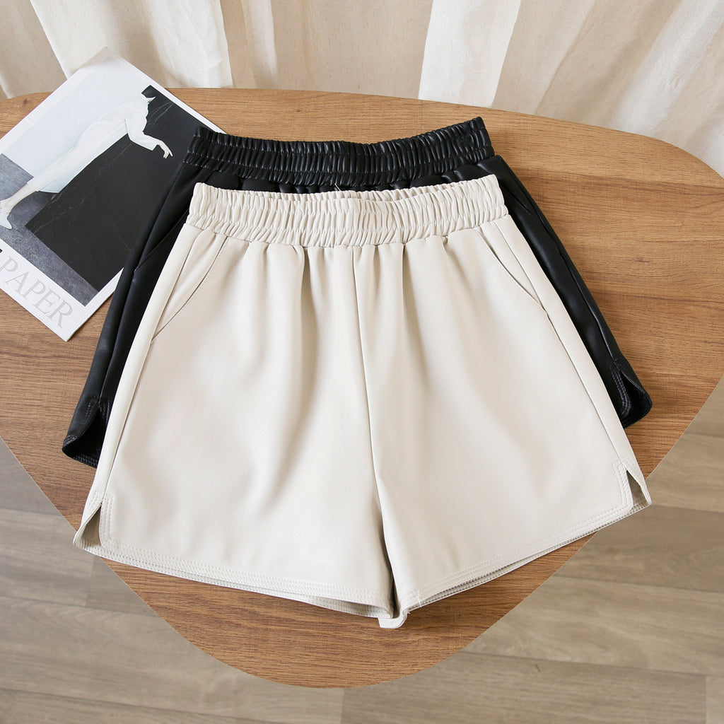 Leather Short Pants for Women