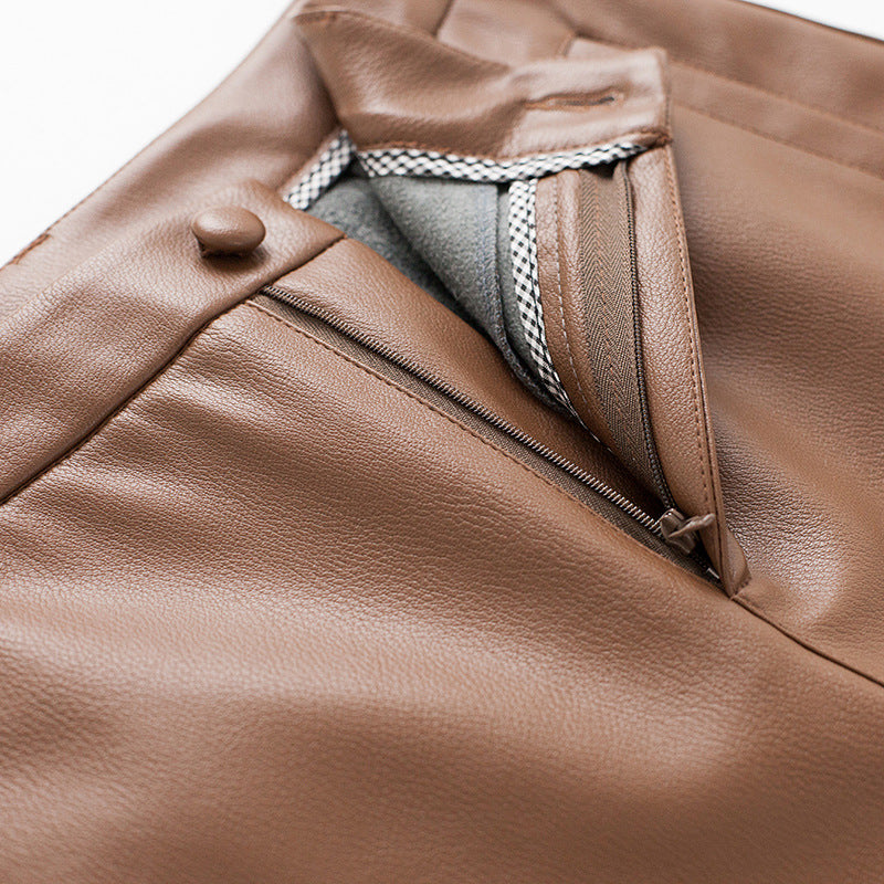 Multiple Color Leather Pants for Women