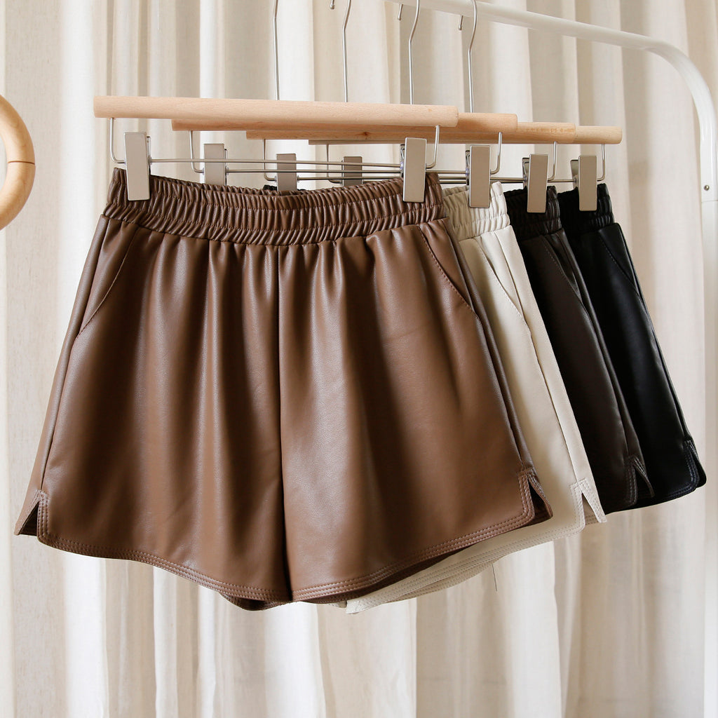 Leather Short Pants for Women